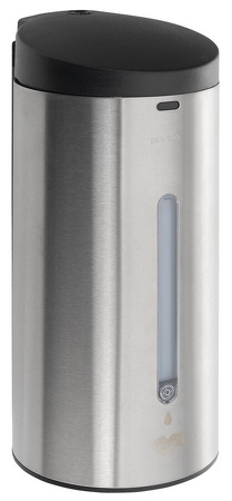 Bezdotykový dávkovač tekutého mýdla 650 ml, nerez