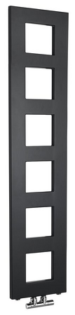 BLOCK otopné těleso 280x1330 mm, černá mat