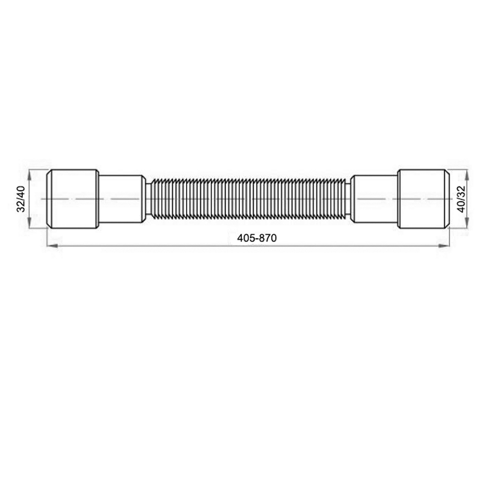 Flexi dopojení 40/32-32/40