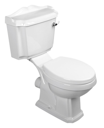 ANTIK WC kombi retro + sedátko, bílá
