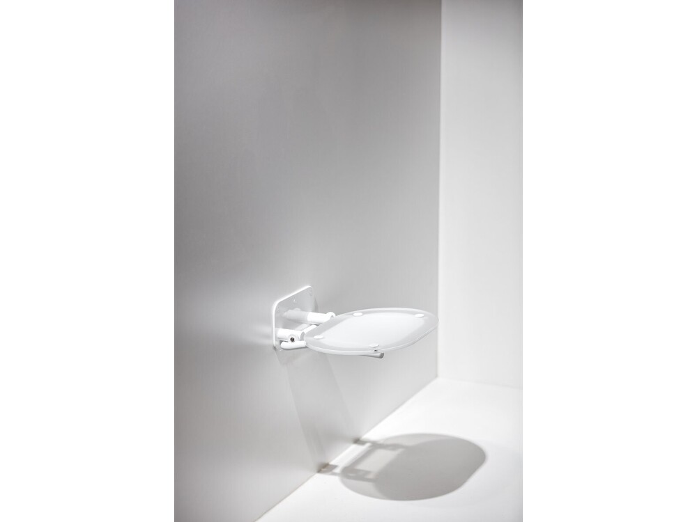 Sedátko CHROME CLEAR/WHITE