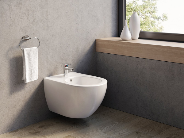 Bidet Uni Chrome závěsný white
