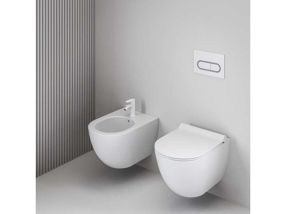 Bidet Uni Chrome závěsný white