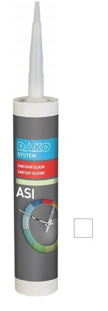 ASI 100, Sanitární silikon, bílá, 310 ml